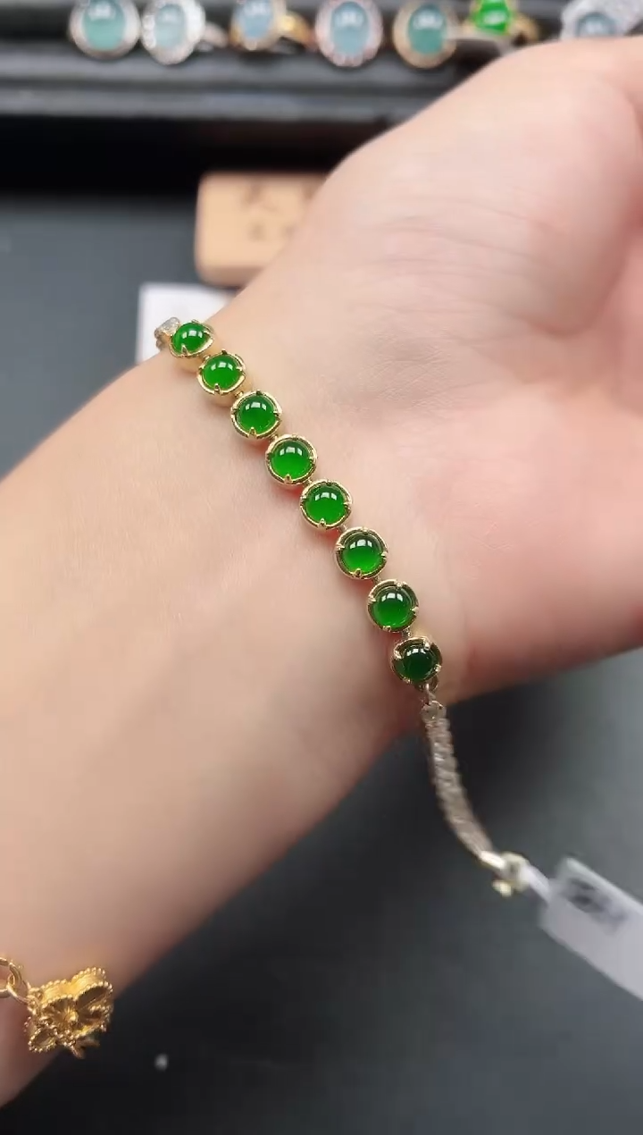银S925镶嵌戒指翡翠11
