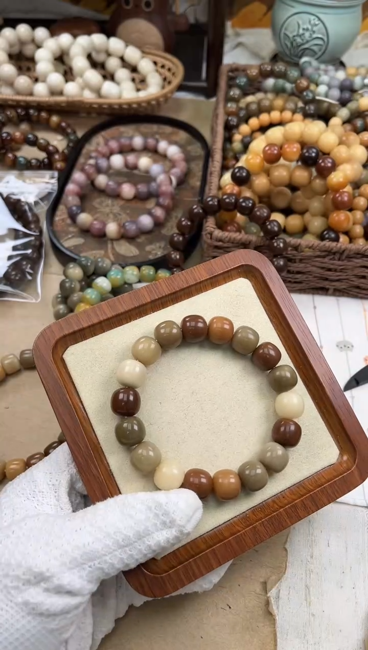 手串菩提根/象牙果a394卡14.8 干磨星冰乐