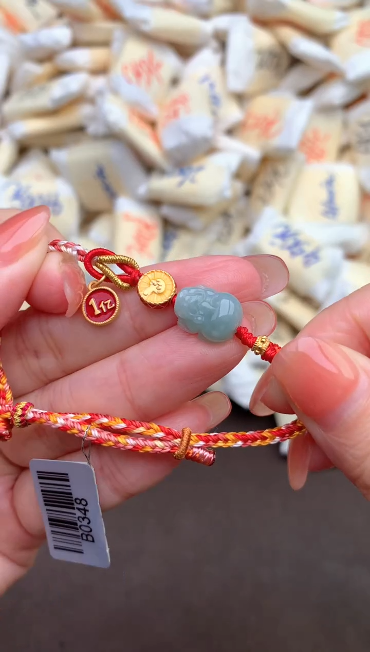 【闪购商品】翡翠手绳银S925镶嵌—