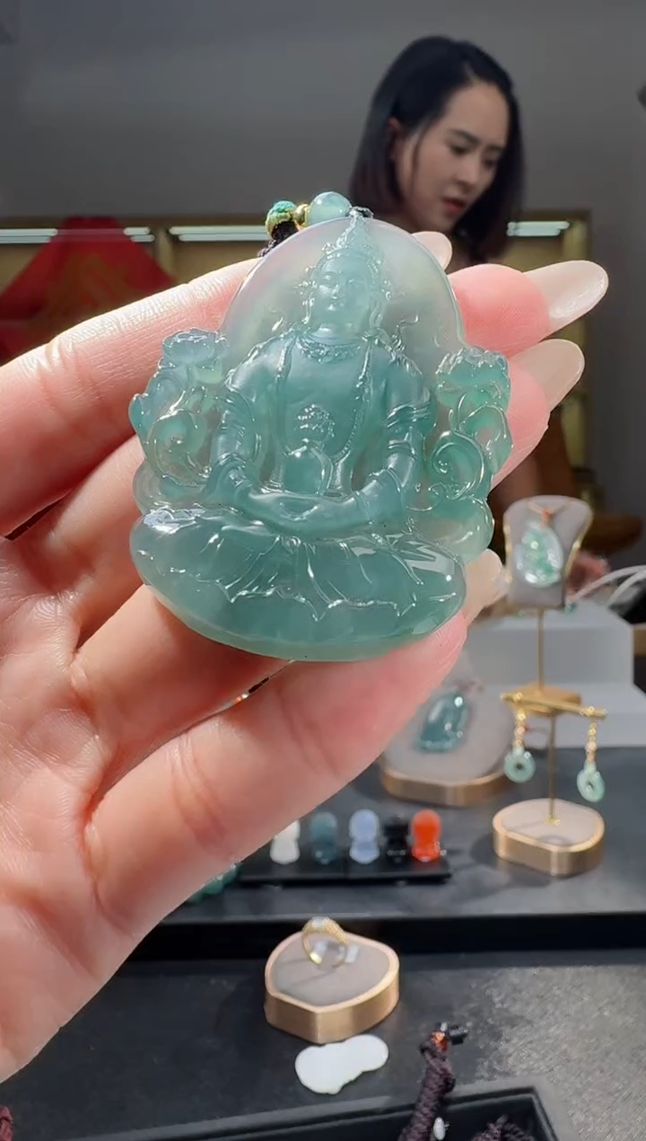 吊坠(不含链)未镶嵌翡翠度母
