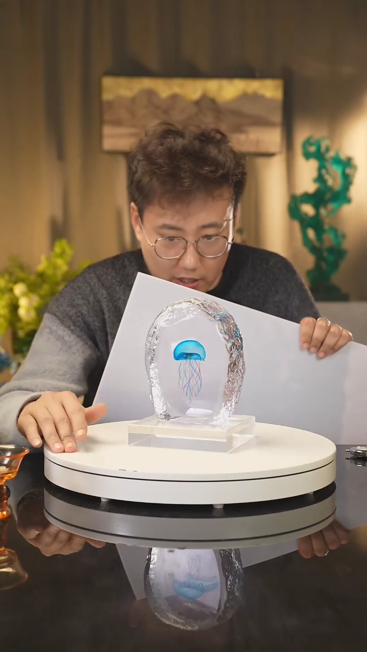 【闪购商品】雅致水晶琉璃 摆件 花器 果盘 茶酒具