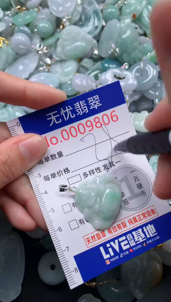 颈饰未镶嵌翡翠9806