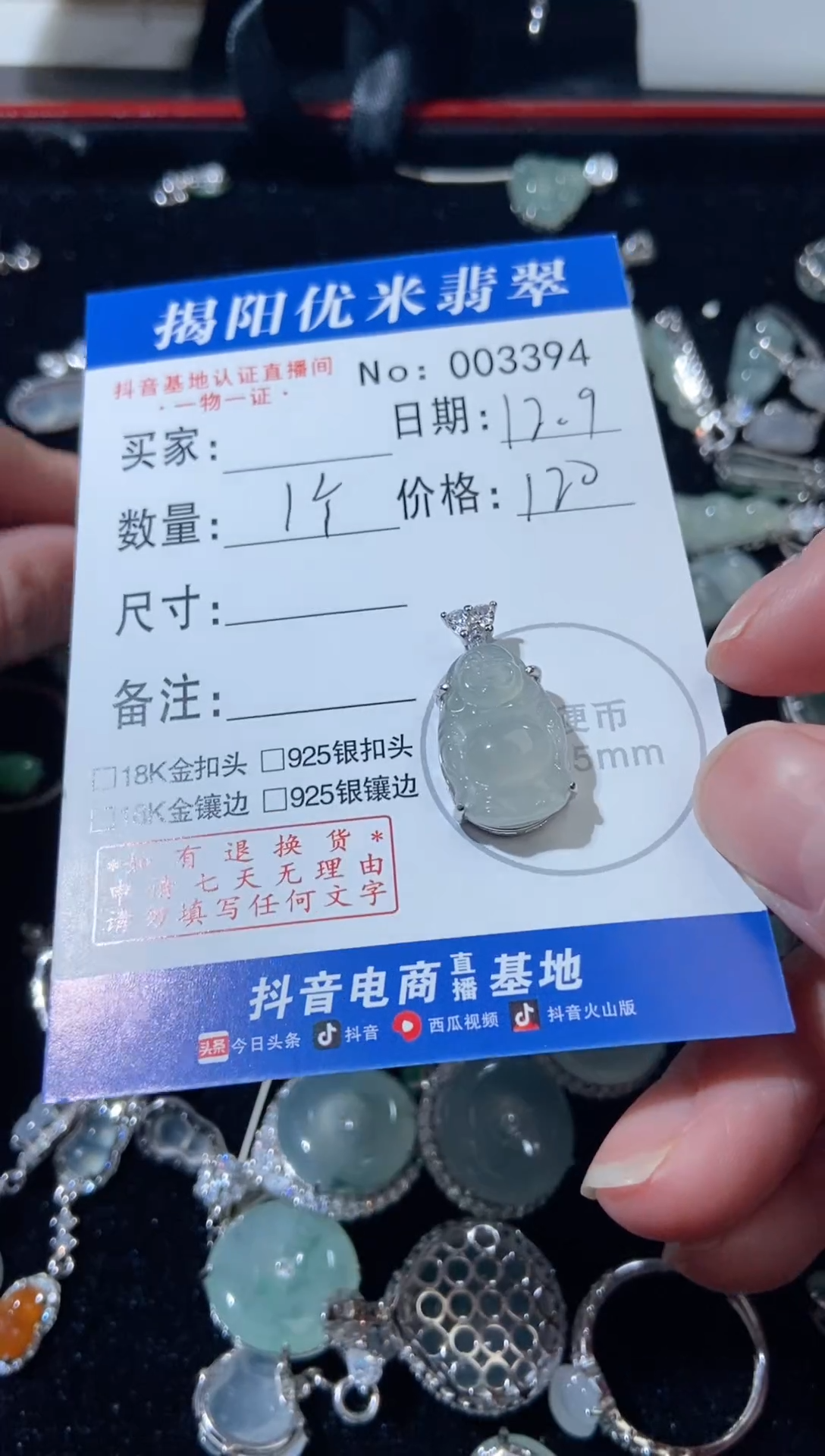 颈饰银S925镶嵌翡翠银S925镶嵌