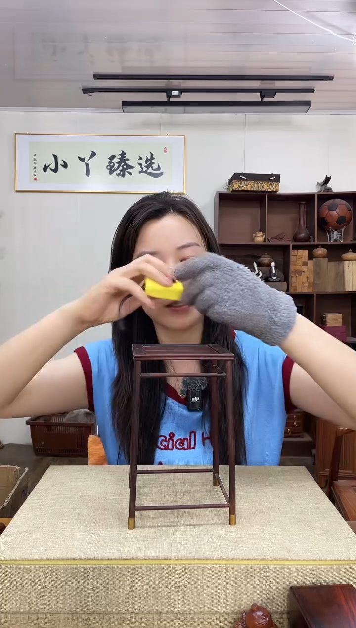 乌木类端景台822大红酸枝小花几木木有瑕