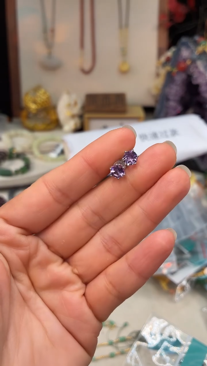 银S925镶嵌手链水晶@@I090B017624