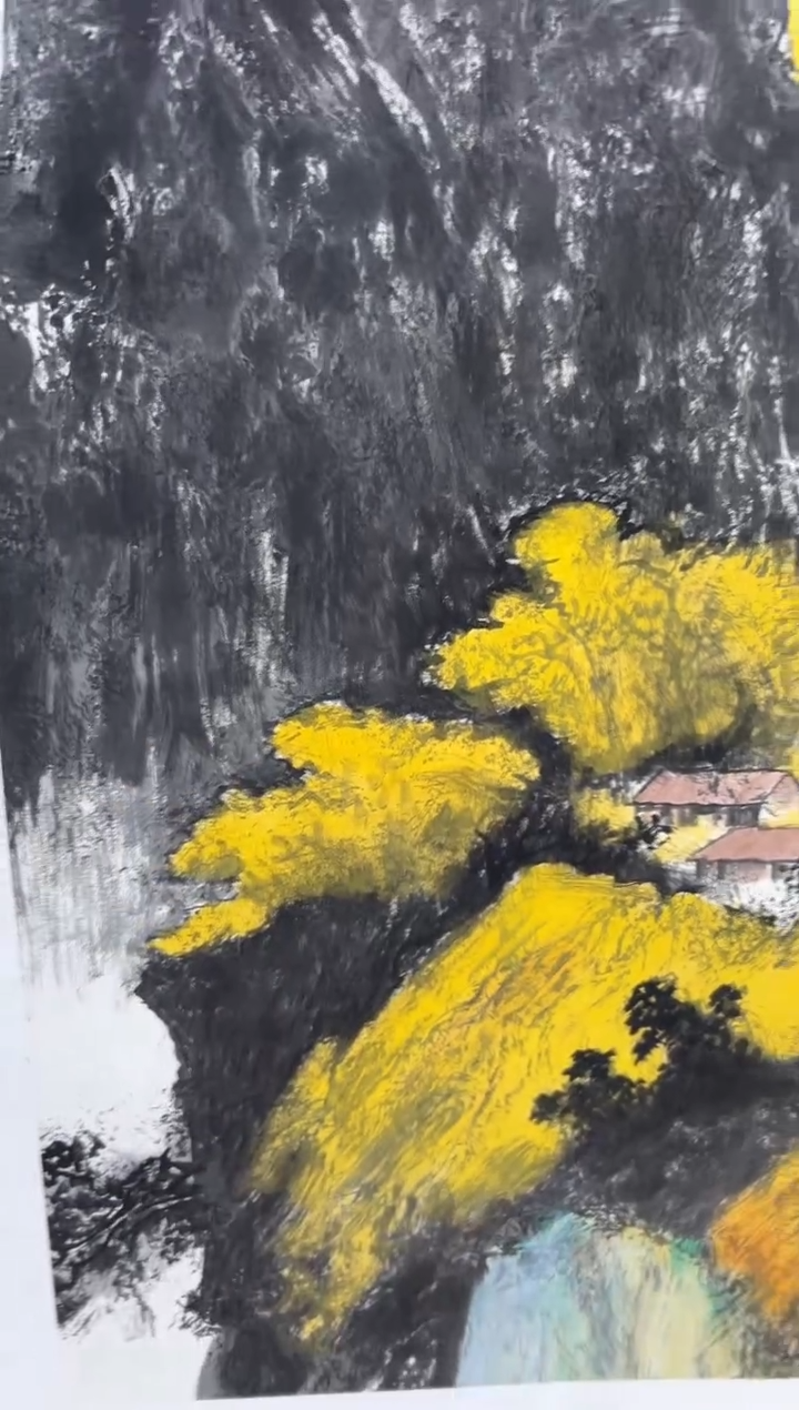 国画刘立荣亲笔绘画手绘作品D8