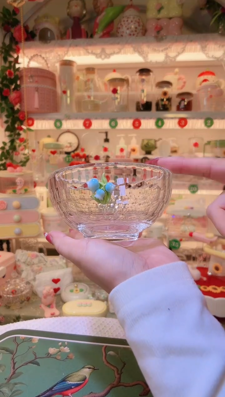 铃兰花水晶碗——小家焕新必备！