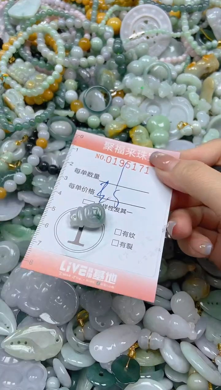 翡翠未镶嵌颈饰闪购0195171