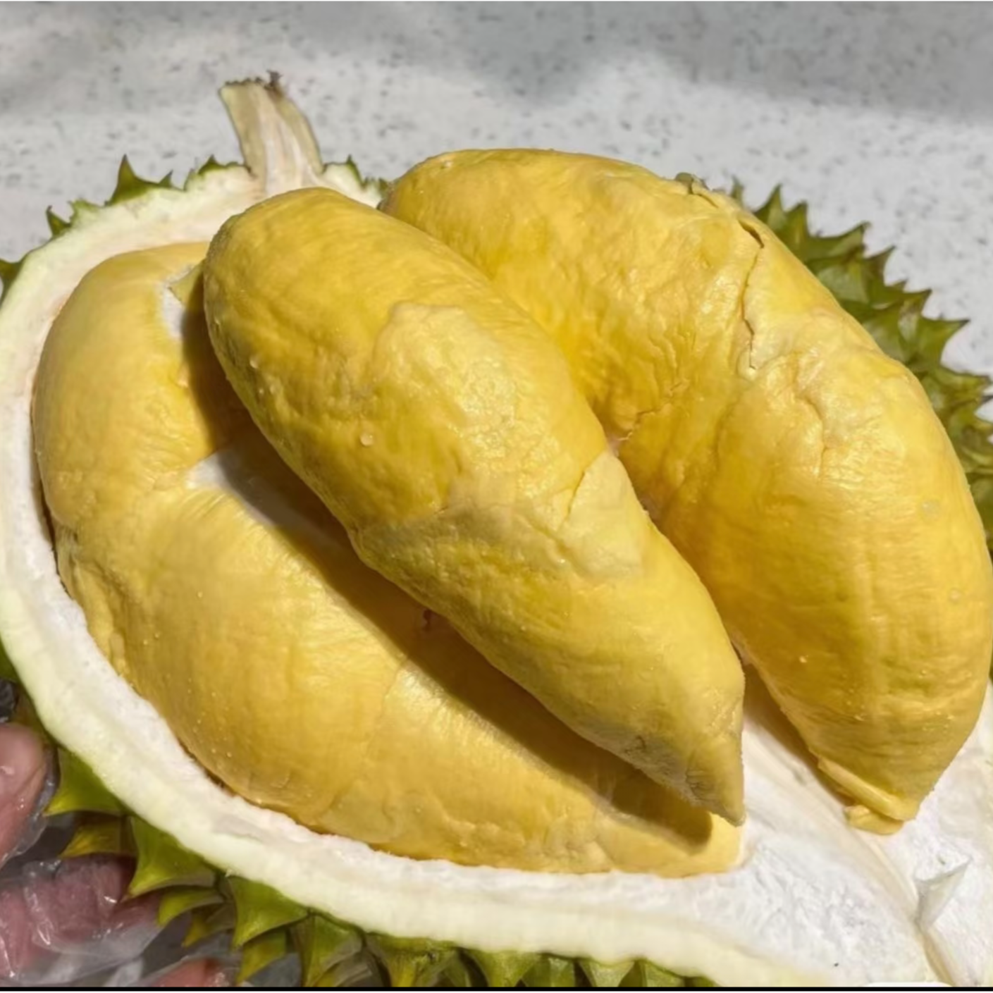 【现开果肉】昆明同城小时达 保干苞软糯 核大 老树干尧鲜榴莲1斤起 榴莲同城送干尧越南