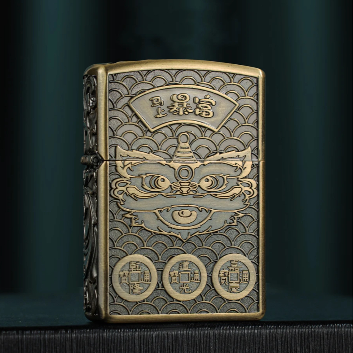 青铜小瑞兽招财马上暴富ZK49-1