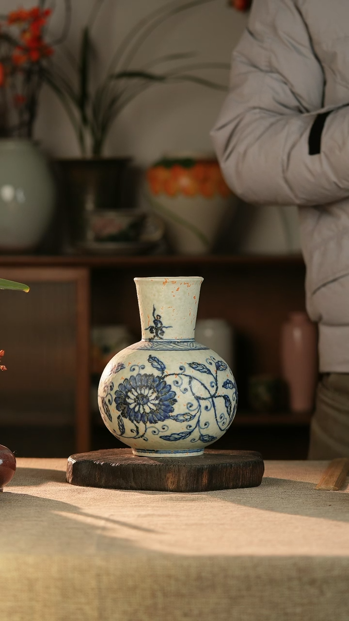 【闪购商品】瓶041景德镇陶瓷口7高21