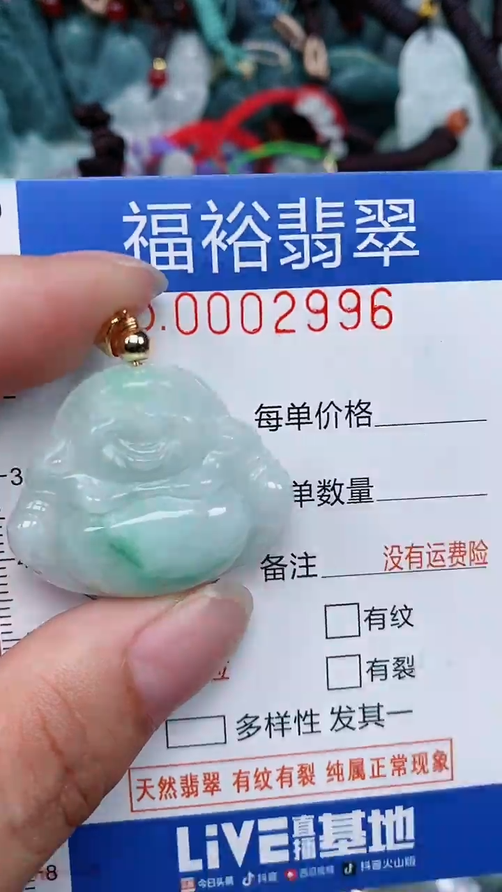 翡翠未镶嵌颈饰...0002996