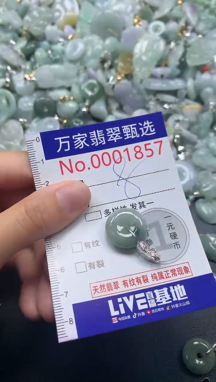 吊坠(不含链)未镶嵌翡翠1857