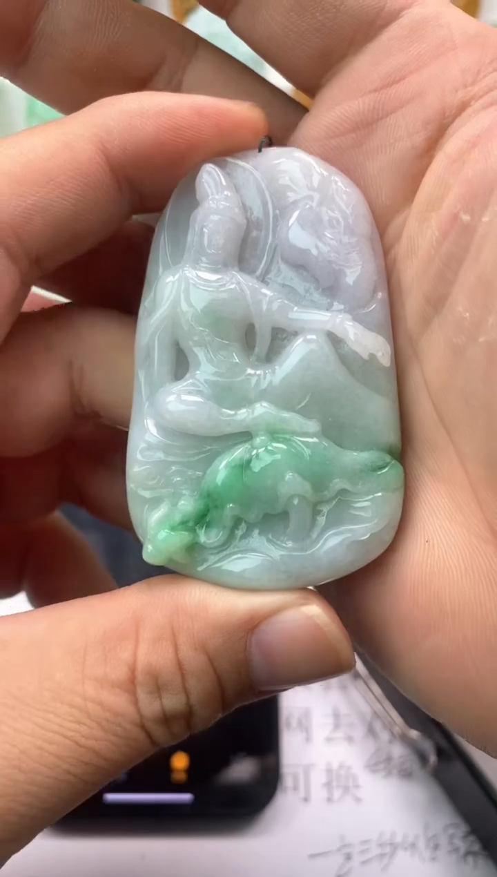 【闪购商品】翡翠颈饰未镶嵌天然A货翡翠