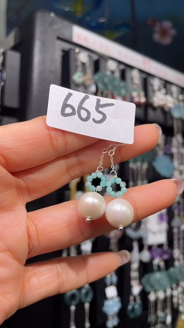 未镶嵌耳饰淡水珍珠喜欢拍