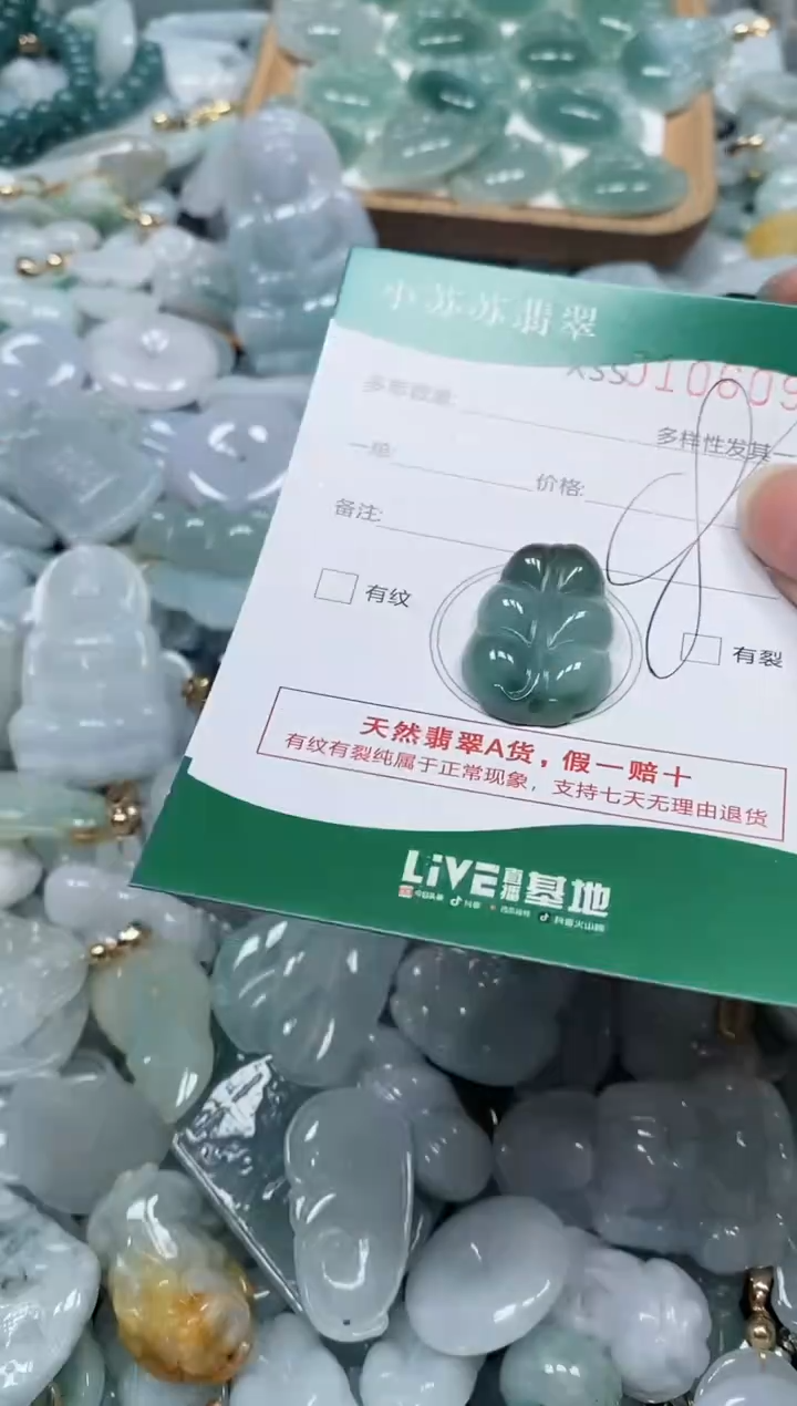 【闪购商品】翡翠颈饰未镶嵌闪购商品0106090