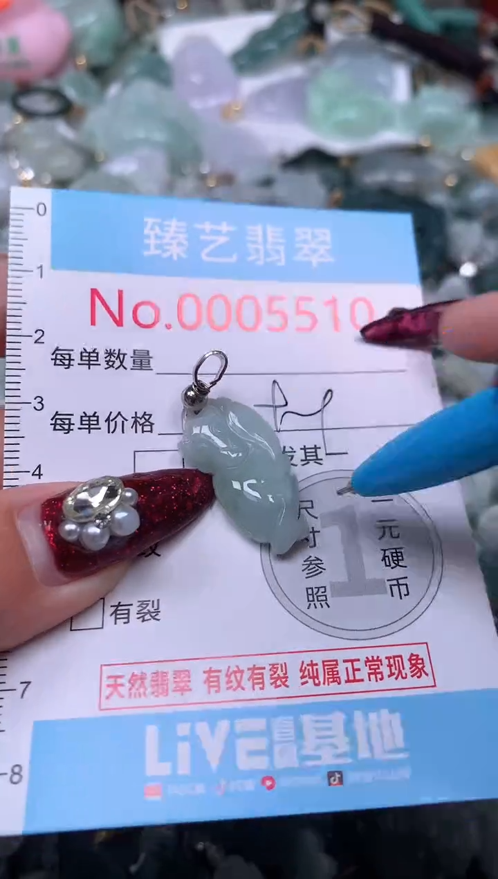 颈饰未镶嵌翡翠5510