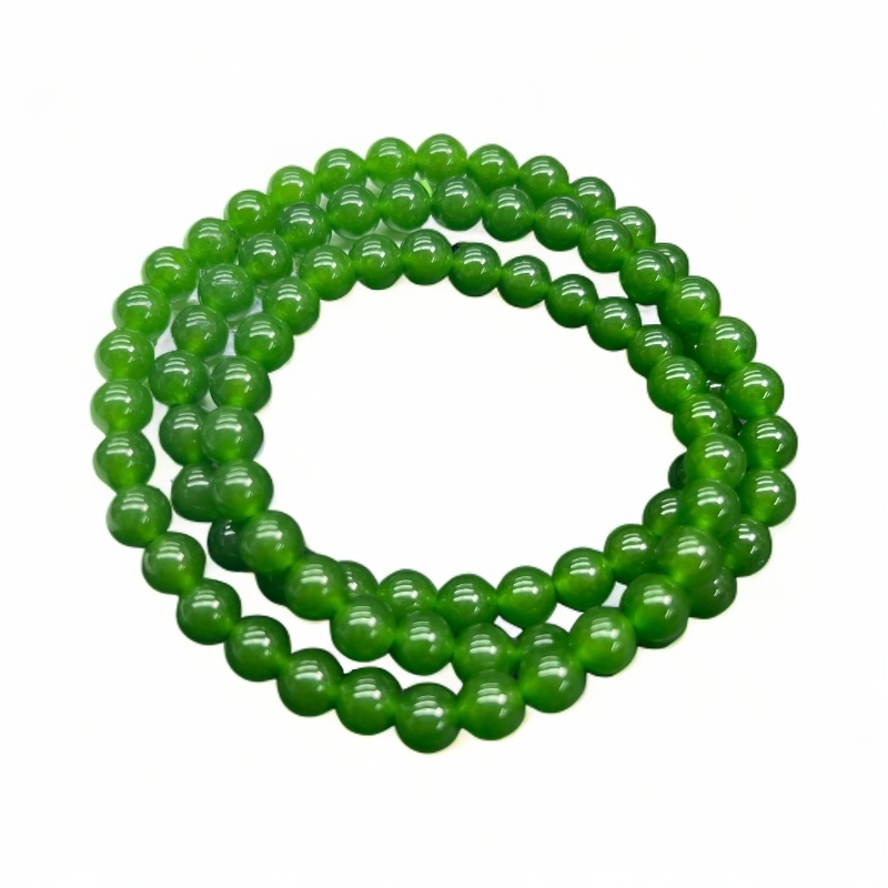 a647果绿多圈6mm手串手链百搭
