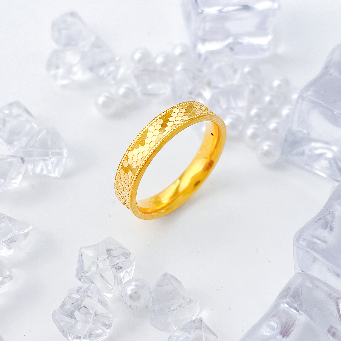 【国潮】足金999 宽龙鳞戒指2.03 15圈口