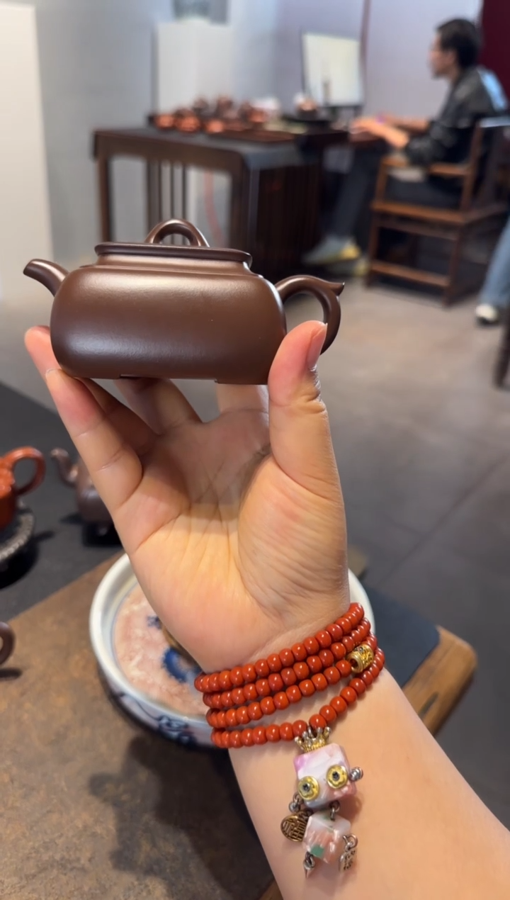 茶壶紫砂长四方 紫砂壶