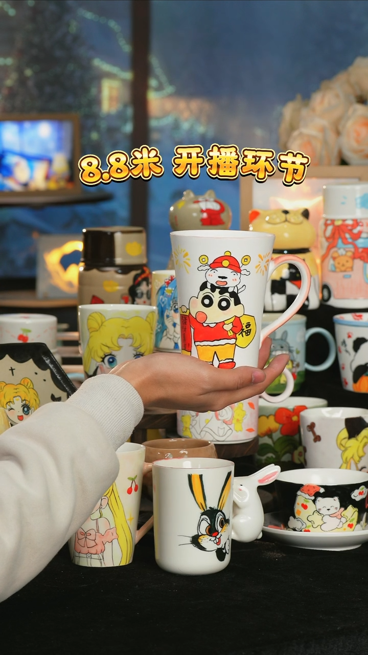 【闪购商品】小幸运纯手工手绘陶瓷