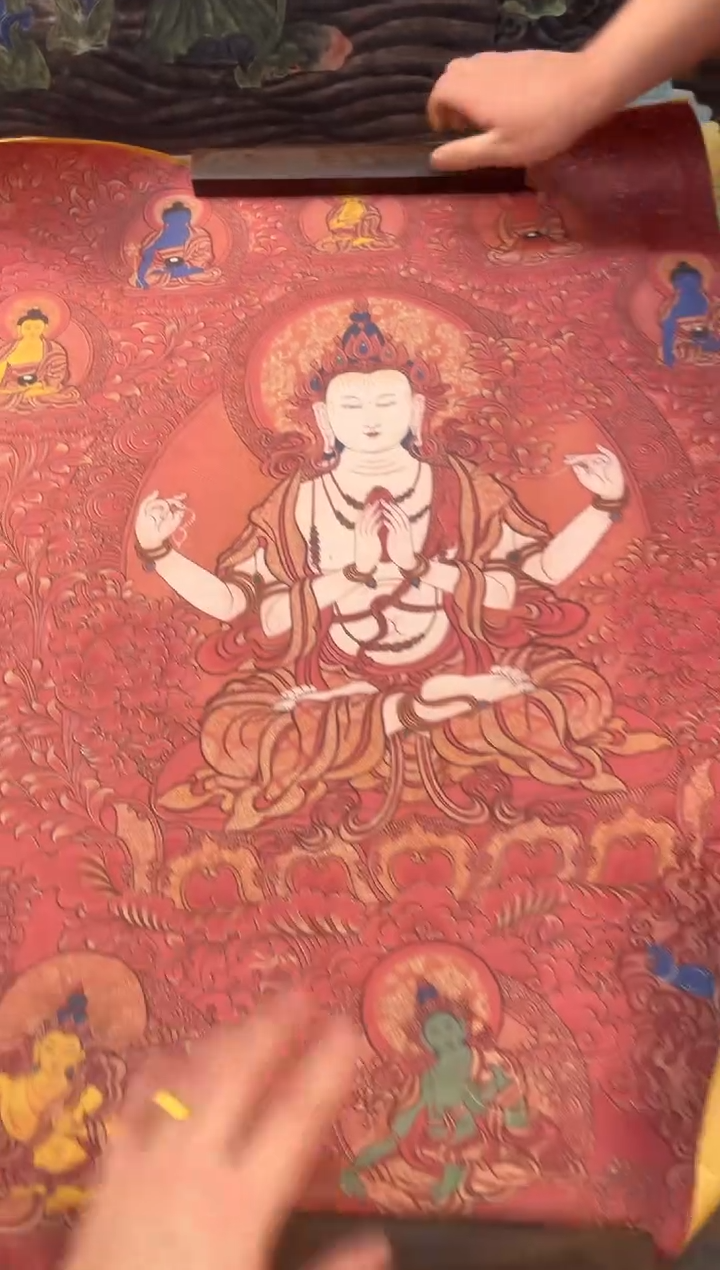 卷轴画大朱画院老六专属AA144