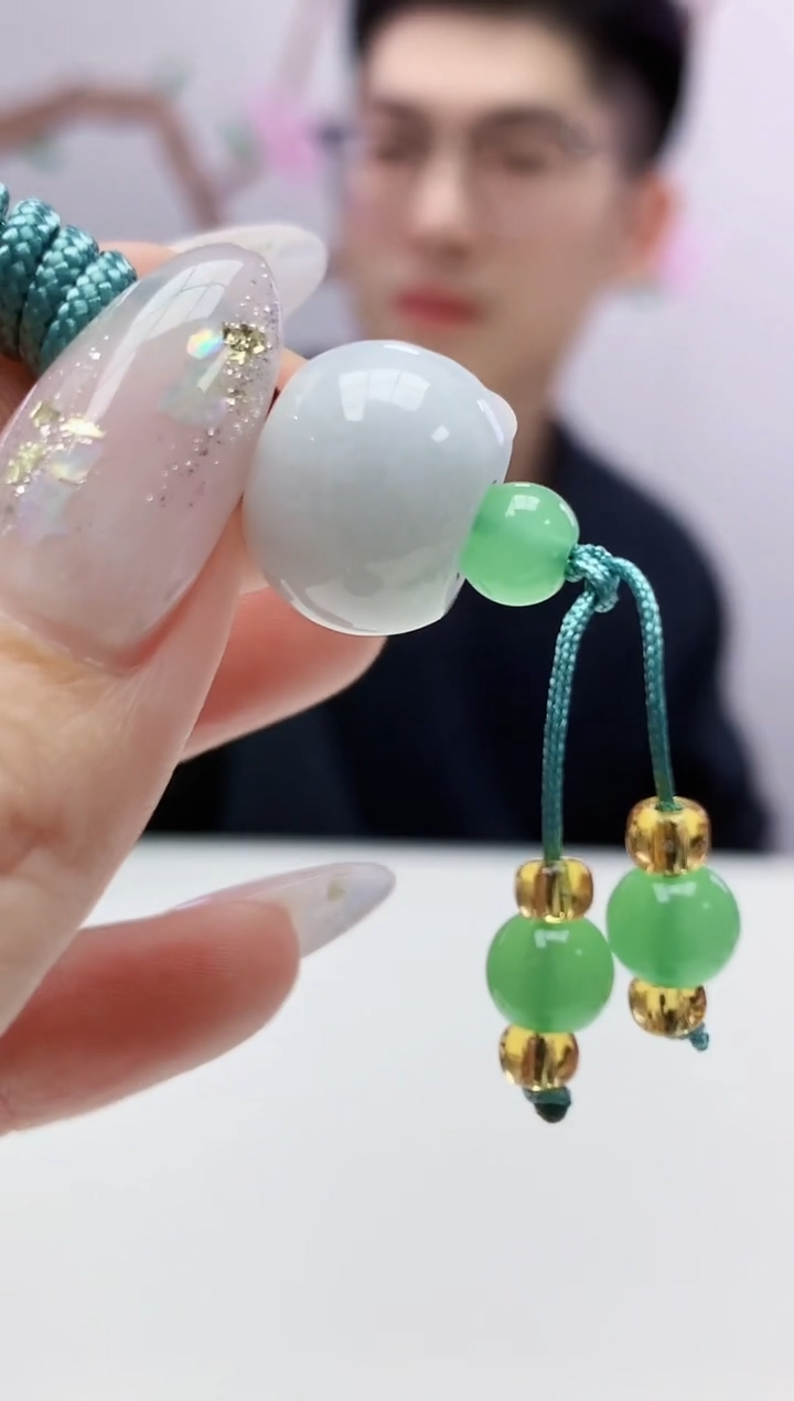 翡翠未镶嵌颈饰009ee-JJ挂件27