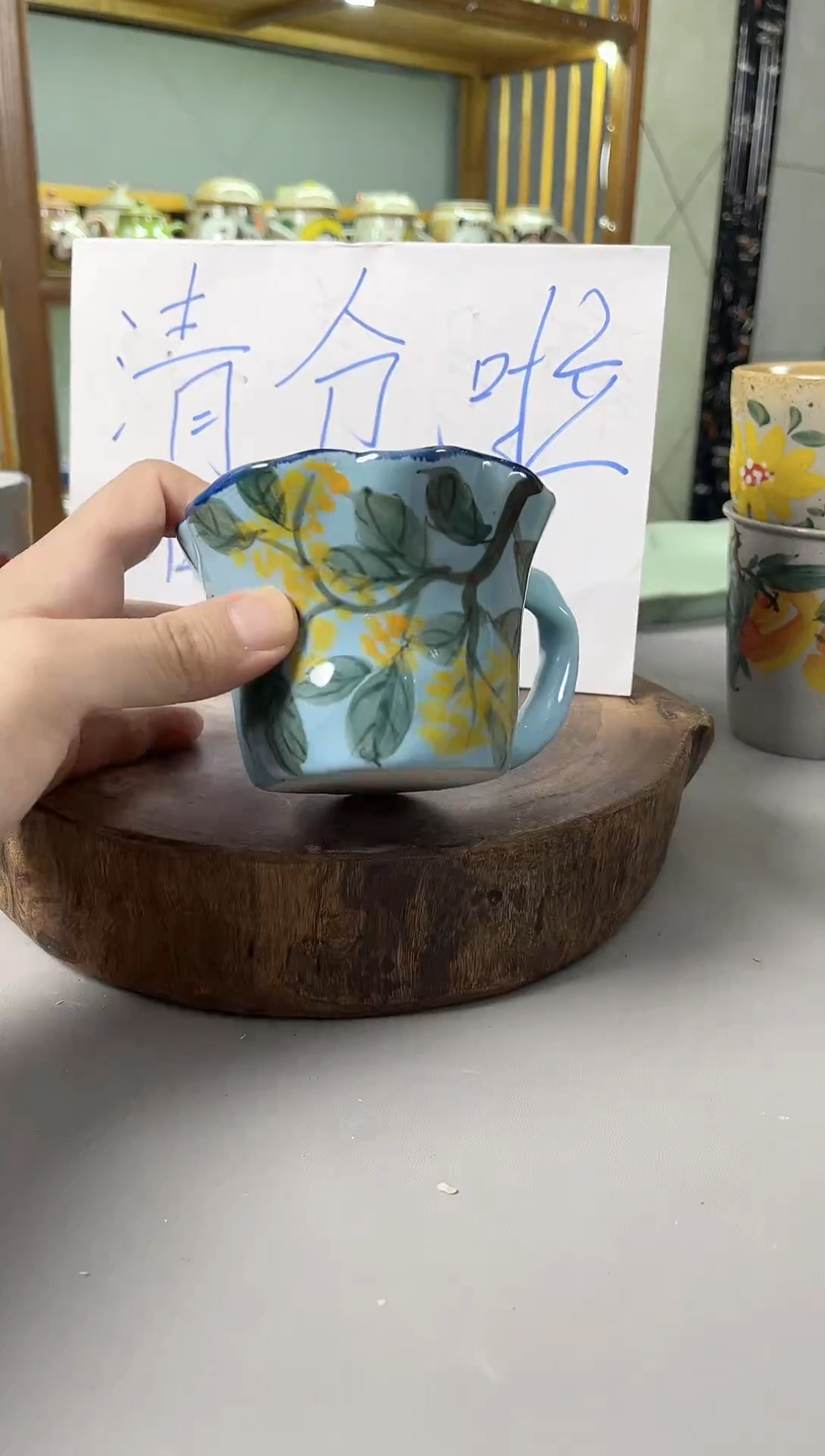 【闪购商品】瓷片景德镇手绘高温釉下彩