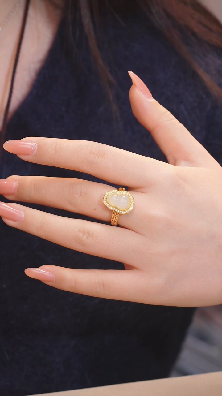 【闪购商品】和田玉戒指未镶嵌@@N7294