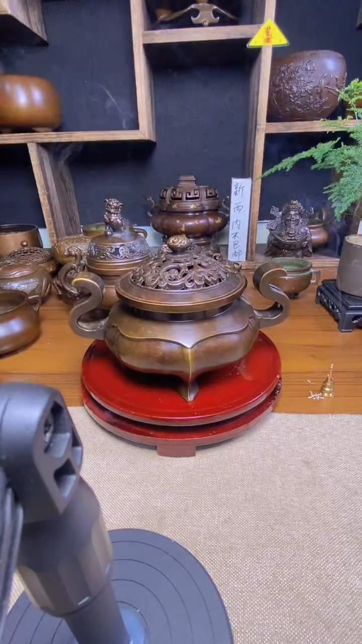 【闪购商品】普工精品铜 摆件熏香炉/摆件