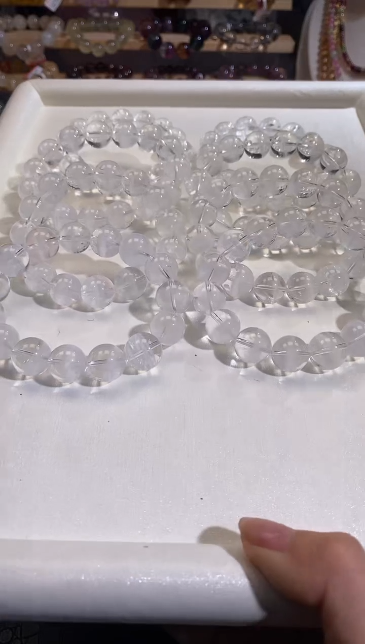 【闪购商品】水晶手链未镶嵌14mm多样性发一