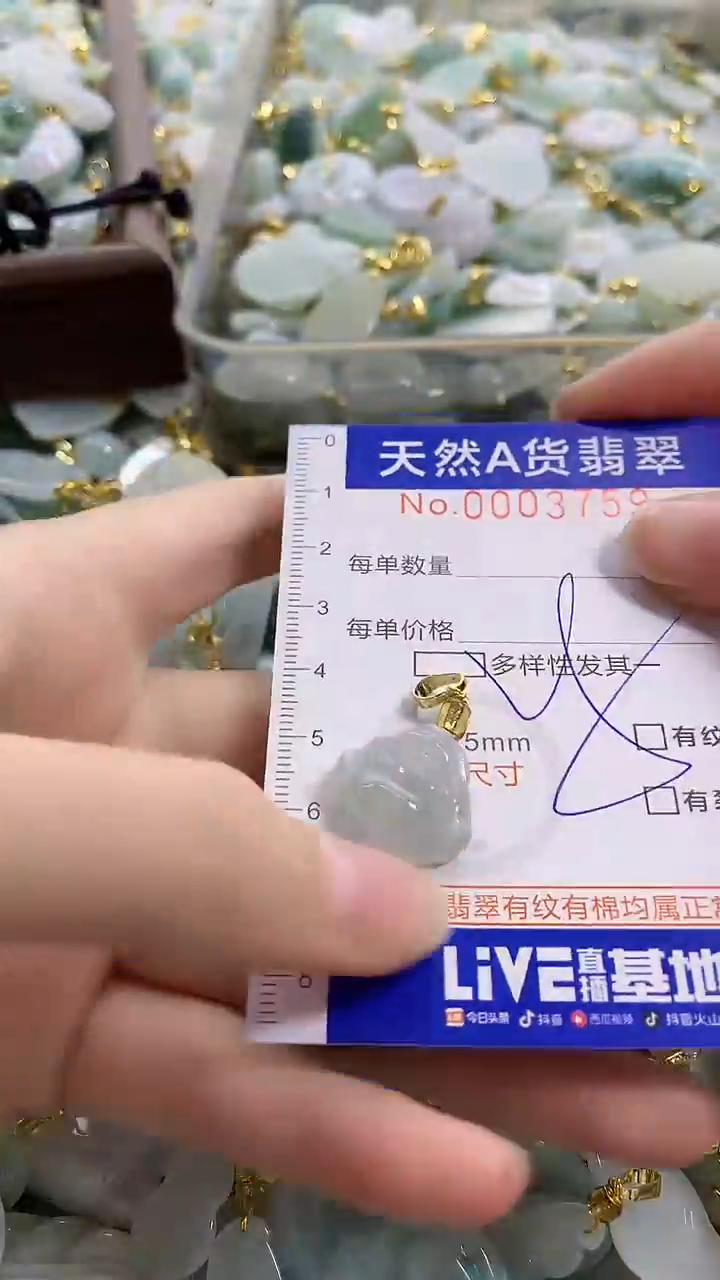 颈饰未镶嵌翡翠天然A货翡翠