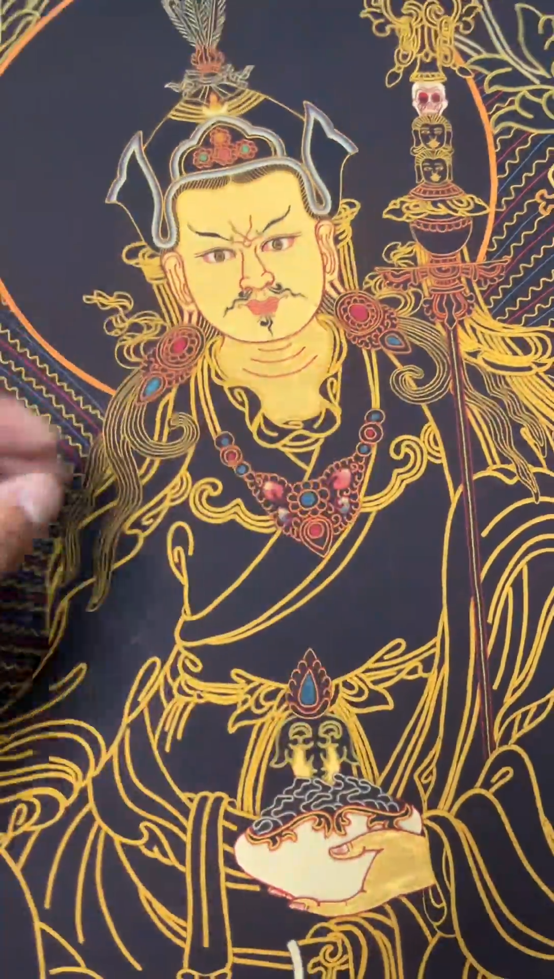 卷轴画老三的唐卡tk16