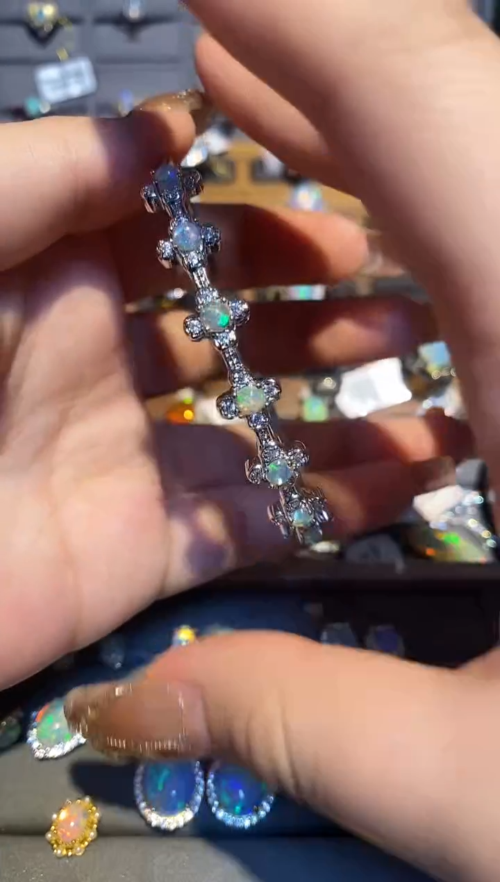 【闪购商品】欧泊手镯合金手镯