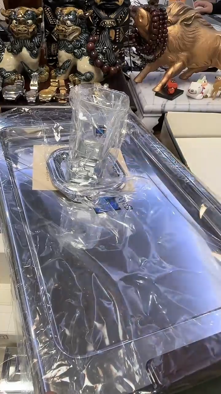 293不锈钢杯5套带托盘
