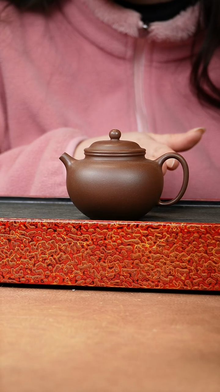 【闪购商品】紫砂紫砂壶明式掇只150cc紫泥