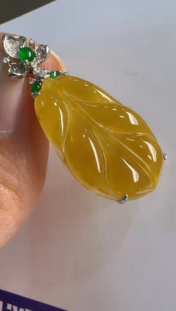 【闪购商品】翡翠吊坠(不含链)18K金镶嵌多样性团购发一件