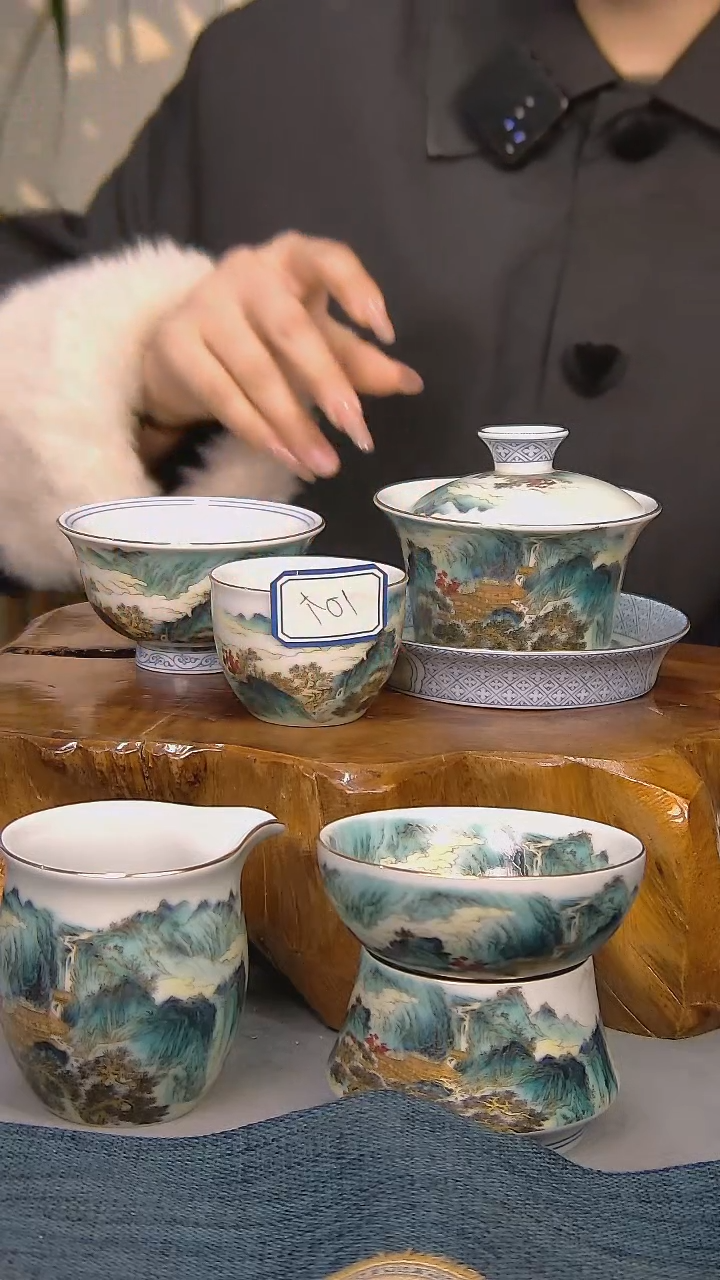 【闪购商品】简装家用款14件套 陶瓷家用茶具系列