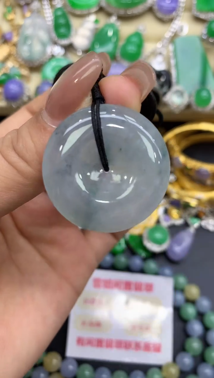 颈饰未镶嵌翡翠389-中国好珍宝