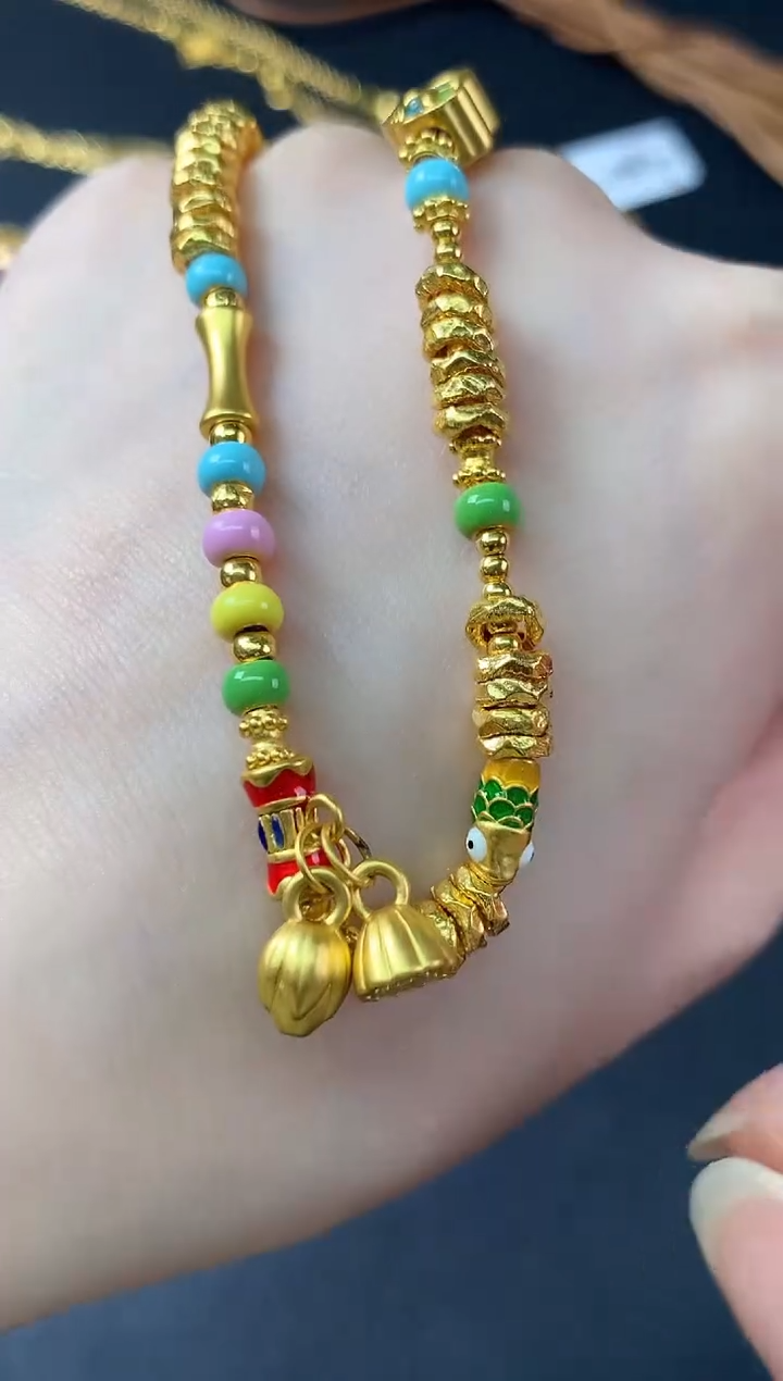 手链定制足金D413|5400