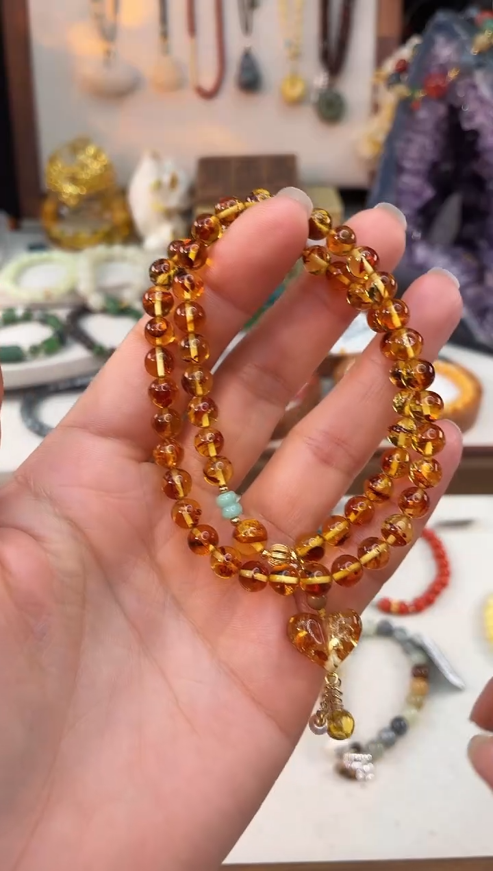 未镶嵌琥珀手饰@@C964J020326