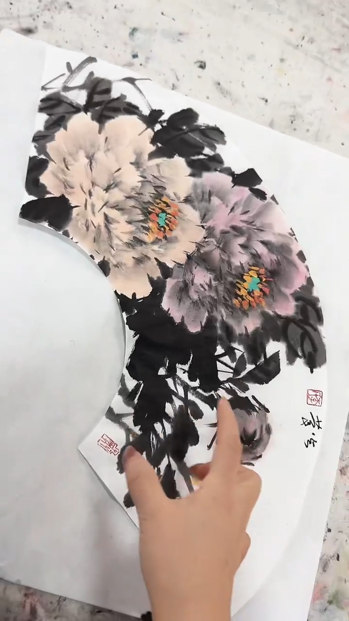 国画李火庆/国画/花鸟