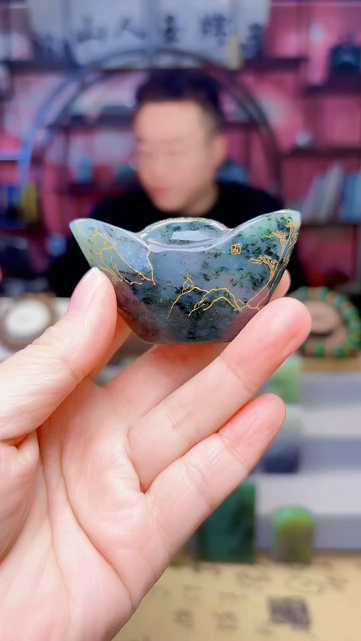 未镶嵌独山玉手把327