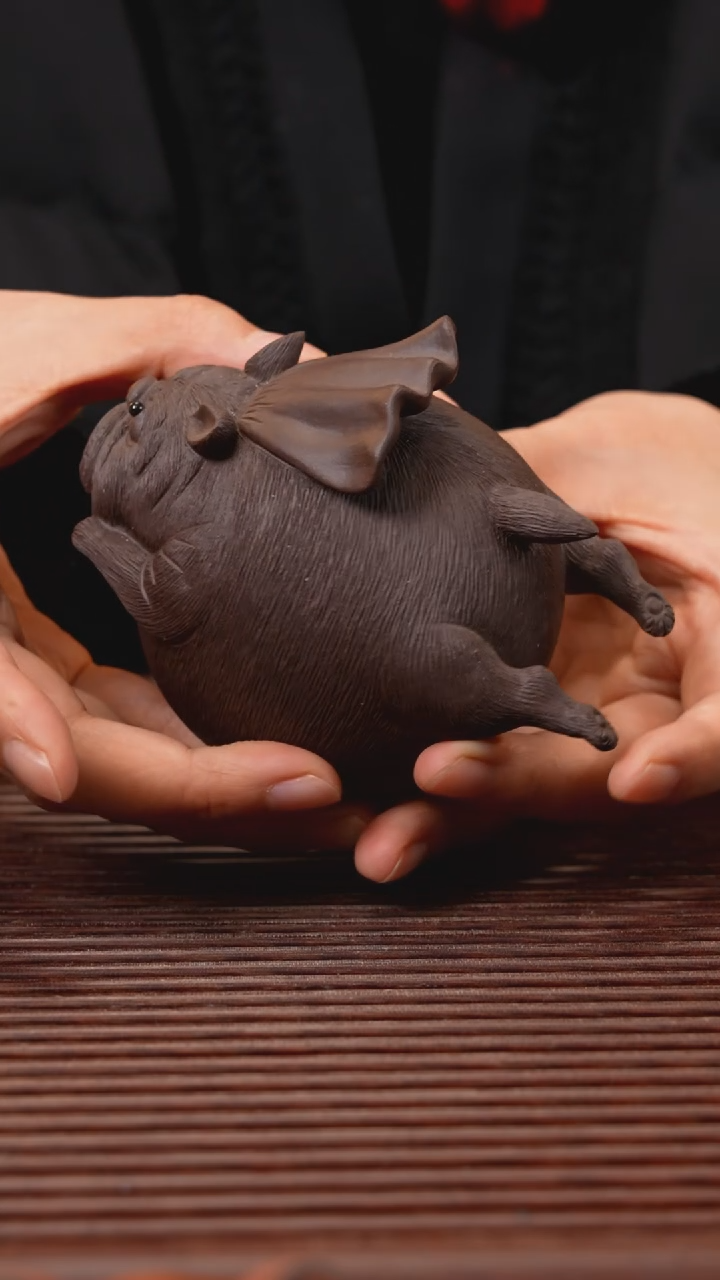 【闪购商品】紫砂茶宠飞天法斗