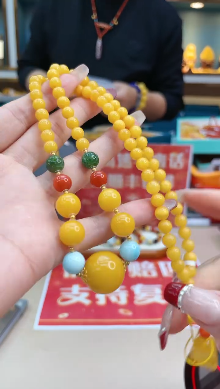 【闪购商品】蜜蜡裸石18K金镶嵌@@ZY21016052