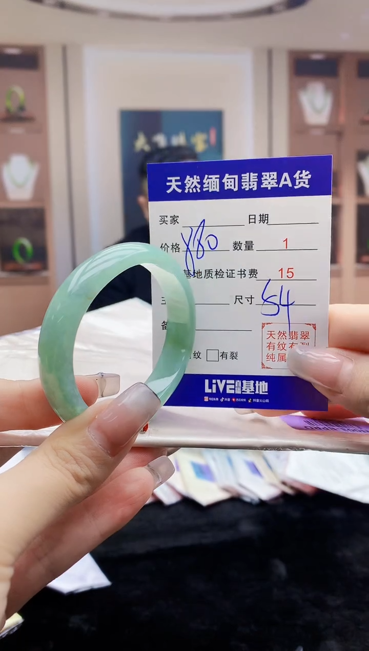 【闪购商品】翡翠手镯未镶嵌     H67-6