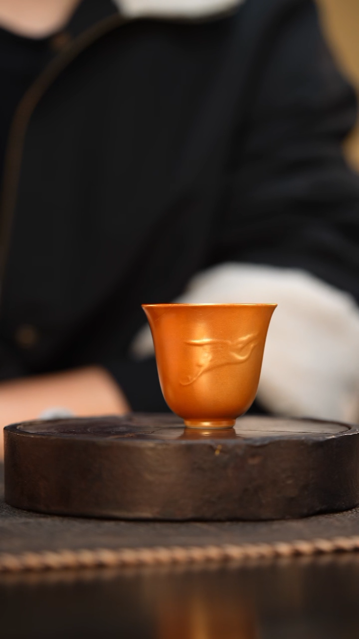 114柴房陶瓷柴烧主人杯