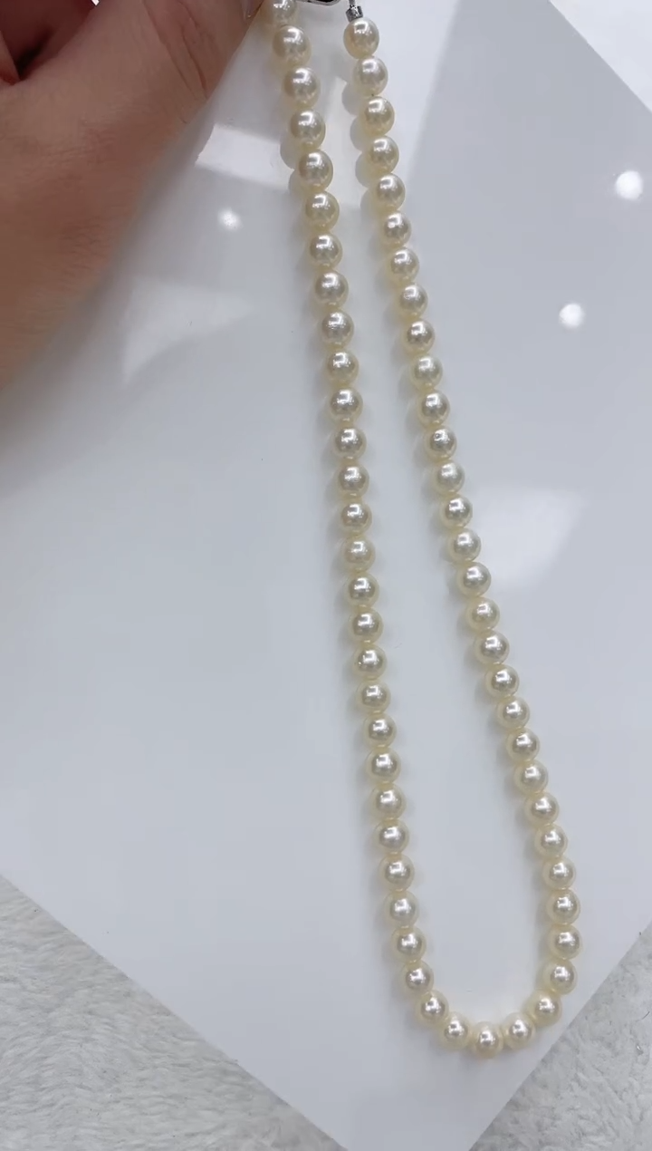 【闪购商品】海水珍珠颈饰银S925镶嵌海水珍珠项链