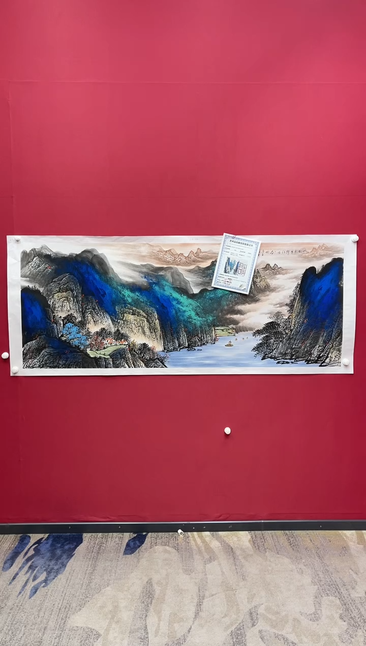 【闪购商品】国画吴-金书原作山水/无框/W不带书