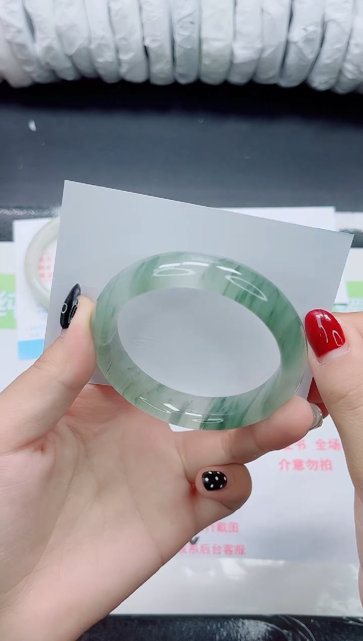 未镶嵌手镯石英质玉043-54